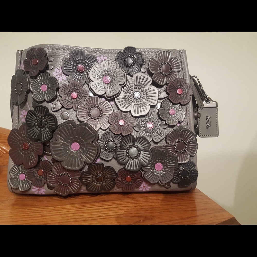 Coach tearose rogue 25 appliqué.. Unique